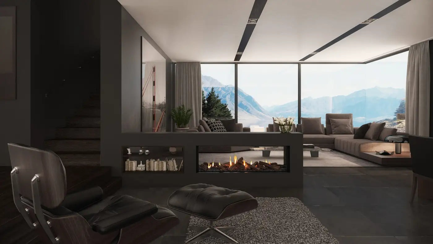 Escea DS1400 Double Sided Gas Fireplace