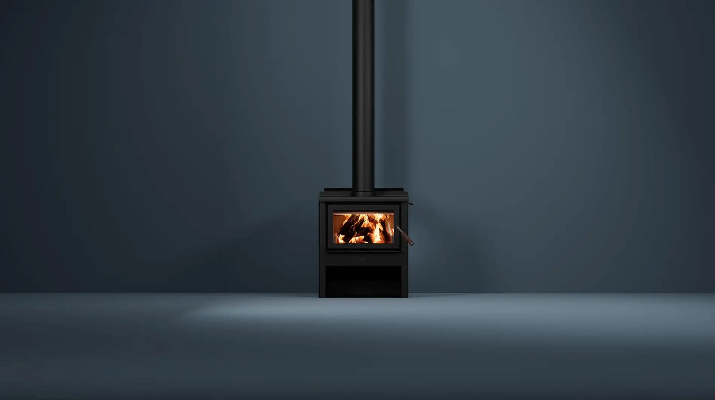 Maxen Kinmont 350 Wood Stacker - Freestanding Wood Fireplace
