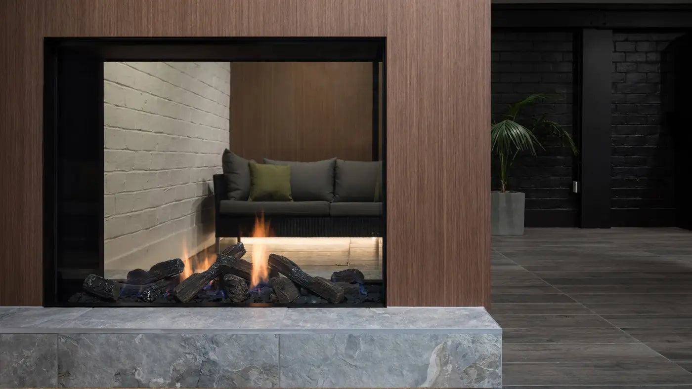MODE KS1150 Double Sided Tall Gas Fireplace