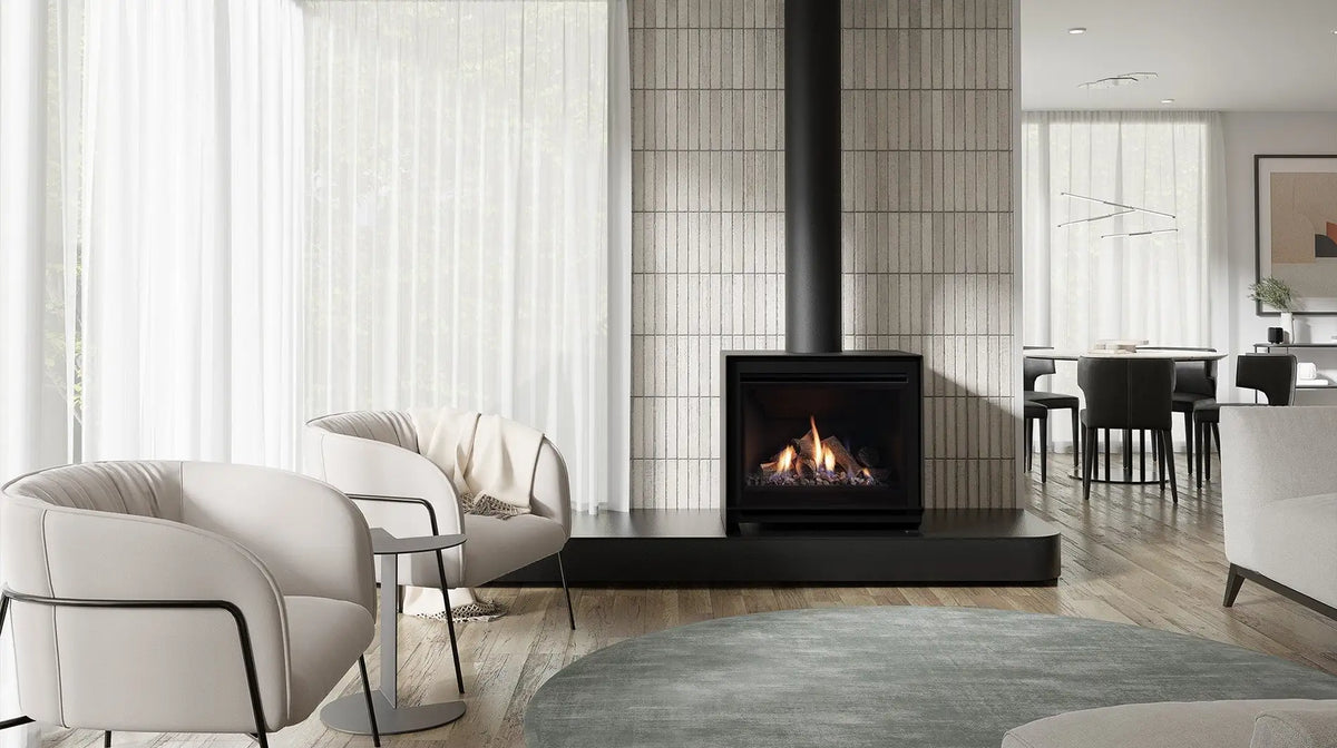 Escea DFS740 Freestanding Gas Fireplace – Burton Living