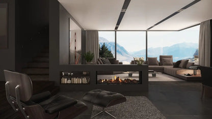 Escea DS1400 Double Sided Gas Fireplace