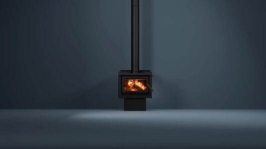 Maxen Kinmont 350 Pedestal - Freestanding Wood Fireplace