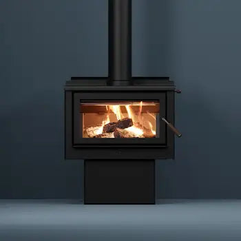 Maxen Kinmont 450 Pedestal - Freestanding Wood Fireplace